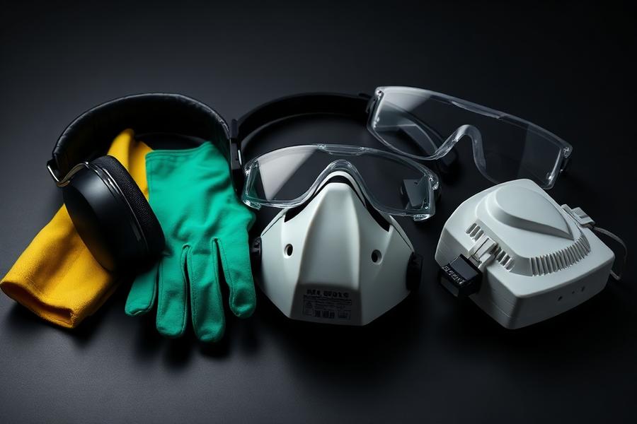Conjunto de equipamentos de proteção individual